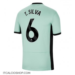 Chelsea Thiago Silva #6 Terza Maglia 2023-24 Manica Corta